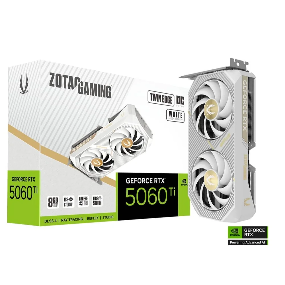 ZOTAC GAMING RTX 5060 Ti TWIN EDGE OC 8GB - White