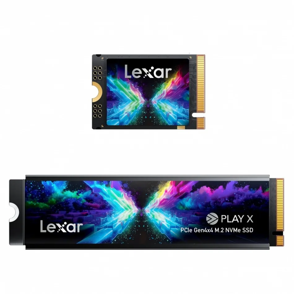Lexar PLAY X 1TB NVME M.2 2230 with 2280 adapter (7400MB/s)