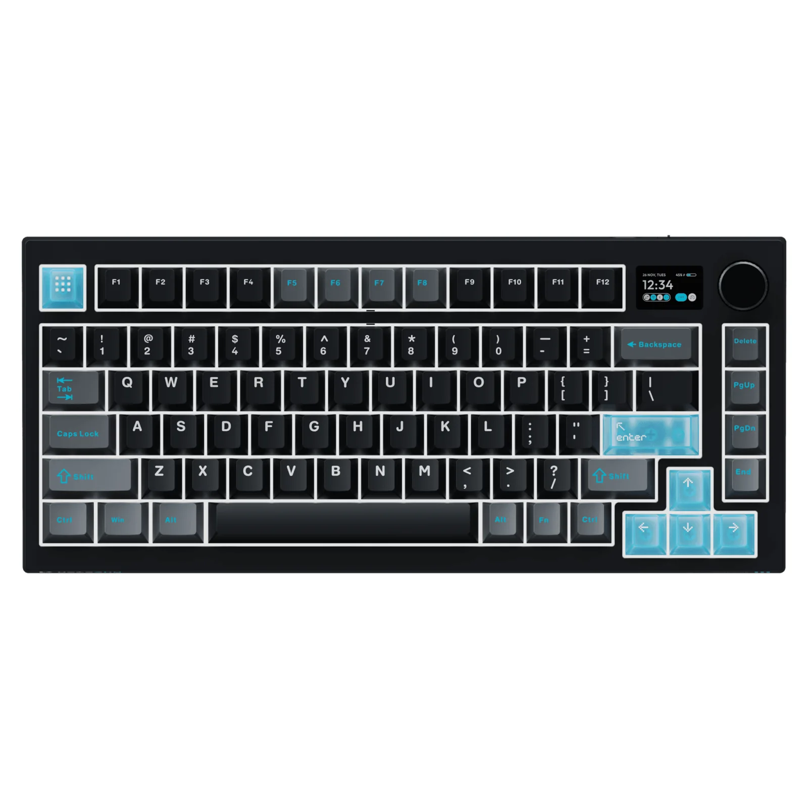 Voicsky Echo 75 Mechanical Keyboard - Dark Cloudy Tactile