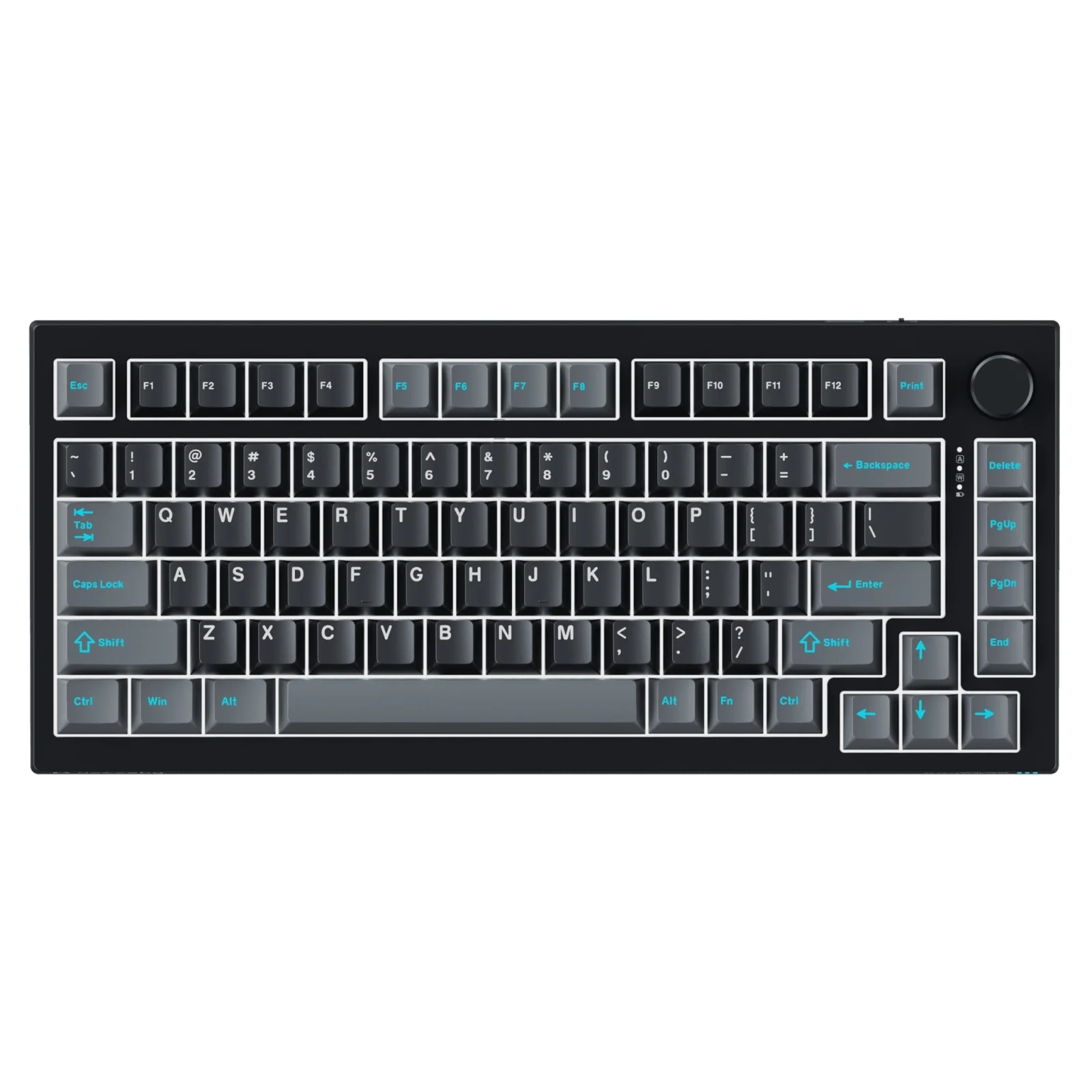 Voicsky Pulse 75 Mechanical Keyboard - Dark Cloudy Tactile