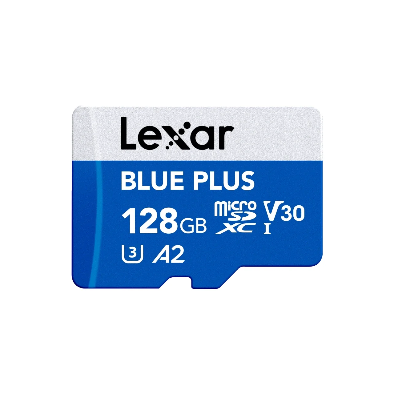 128GB Micro - Lexar BLUE PLUS microSDXC™ UHS-I Card