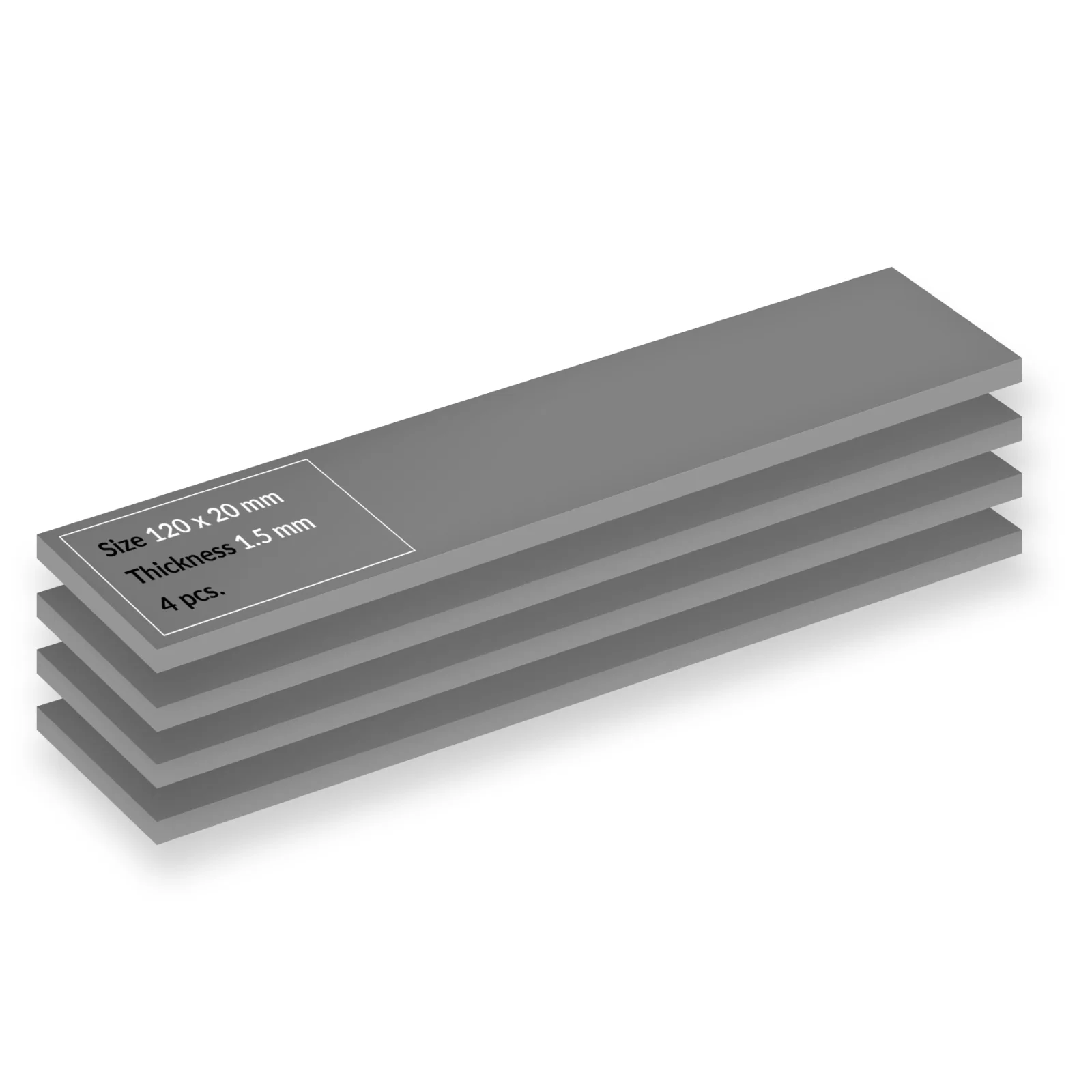ARCTIC TP-4 (120x20mm | 1.5mm | 4 pcs)