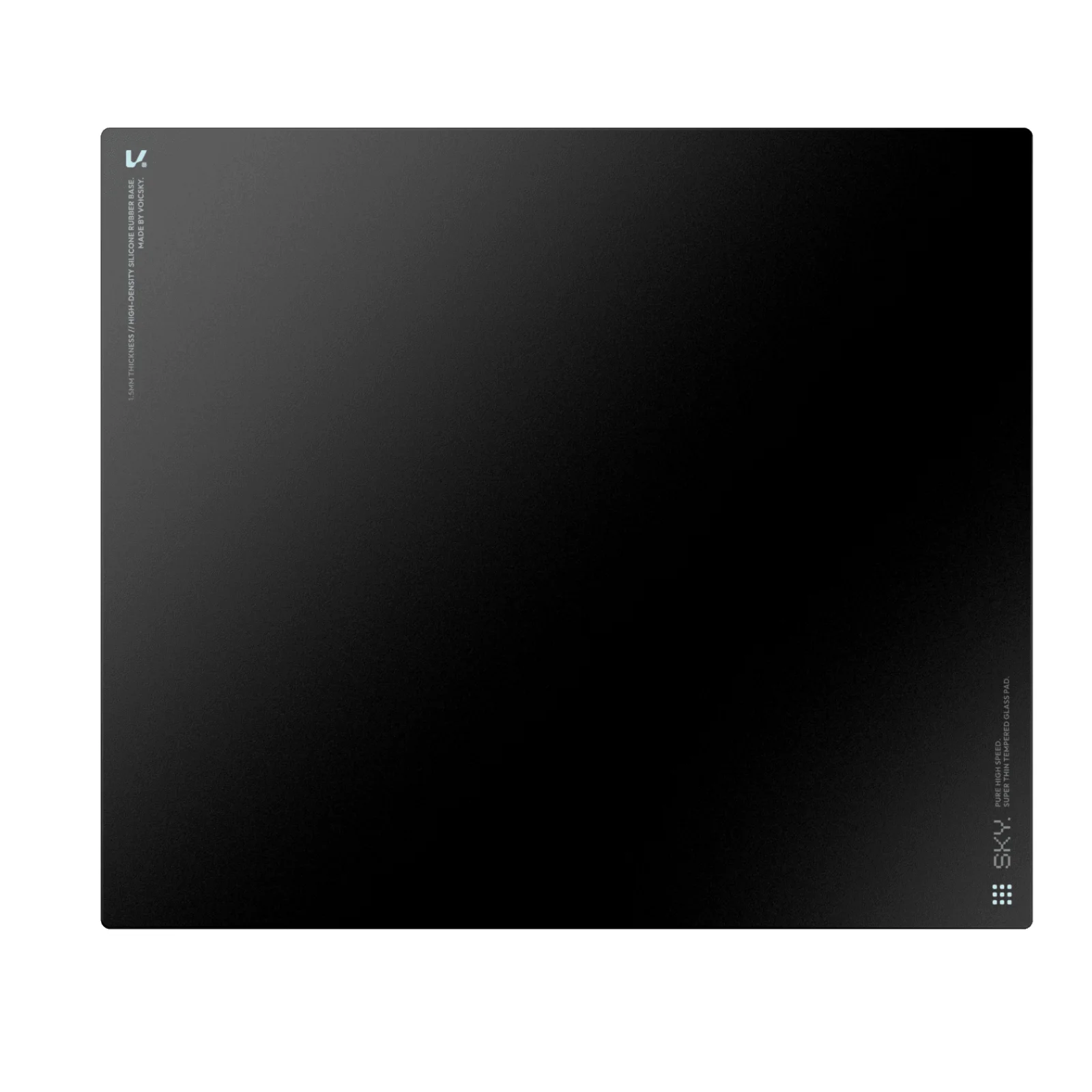 VOICSKY Sky Super Thin Glass Mousepad XL (1.5mm) - Dark