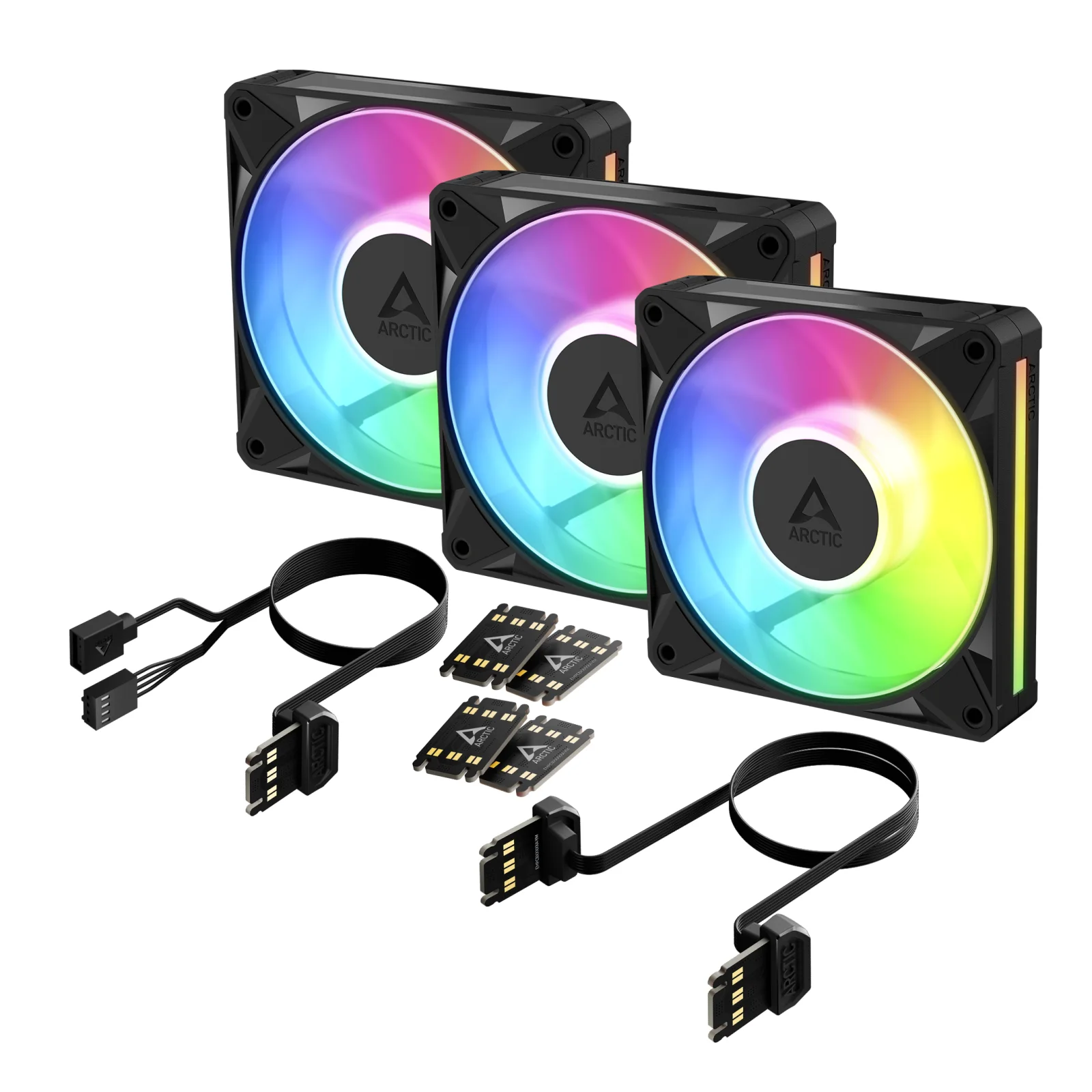 ARCTIC BioniX P12 ARGB 3 Pack - Black
