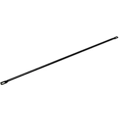 Startech.Com Horizontal Cable Lacing Bars StarTech.com Cable Routing - Black - 10 / Pack Pack - TAA Compliant - Cable Management Bar - 1U Rack Height x 485.1 mm Length - Steel