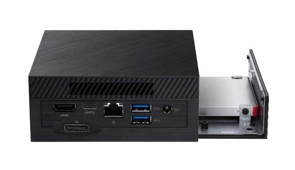 ASUS Mini PC PN51-S1-B7350AD - AMD Ryzen 7 5700U, 16GB DDR4 RAM, 512GB M.2 SSD, Windows 11 Pro, AX WiFi 6, Triple 4K Display Support view 3